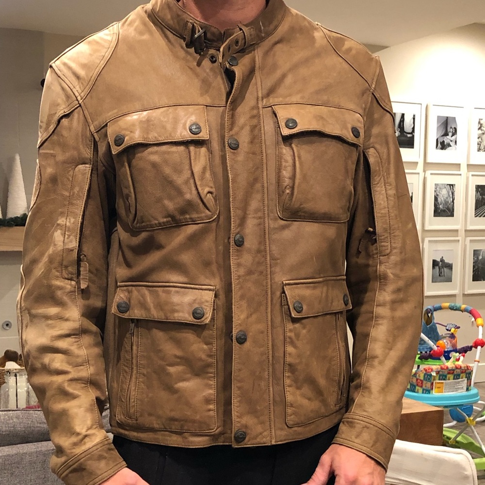 Men’s Indian riding leather jacket